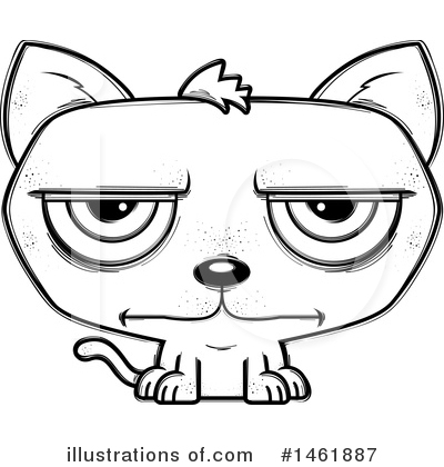 Royalty-Free (RF) Evil Cat Clipart Illustration by Cory Thoman - Stock Sample #1461887