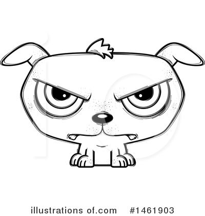 Evil Dog Clipart #1461903 by Cory Thoman