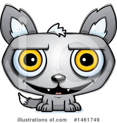Royalty-Free (RF) Evil Wolf Clipart Illustration by Cory Thoman - Stock Sample #1461749