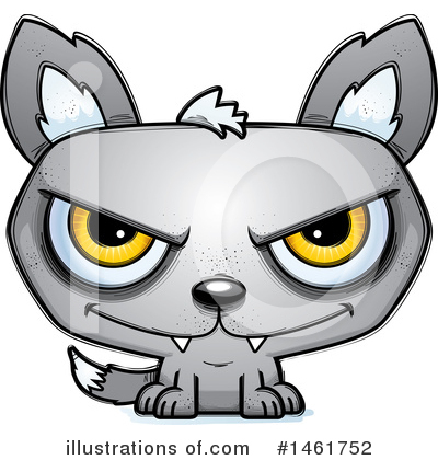 Evil Wolf Clipart #1461752 by Cory Thoman