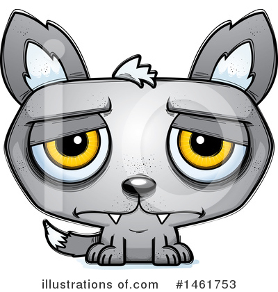 Royalty-Free (RF) Evil Wolf Clipart Illustration by Cory Thoman - Stock Sample #1461753