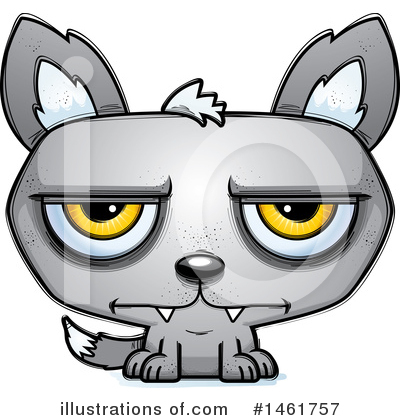 Evil Wolf Clipart #1461757 by Cory Thoman