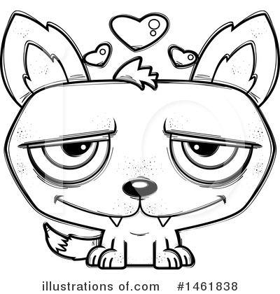 Evil Wolf Clipart #1461838 by Cory Thoman