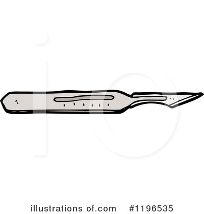 Royalty-Free (RF) Exacto Knife Clipart Illustration by lineartestpilot - Stock Sample #1196535