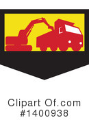 Excavator Clipart #1400938 by patrimonio