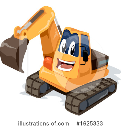 Royalty-Free (RF) Excavator Clipart Illustration by BNP Design Studio - Stock Sample #1625333