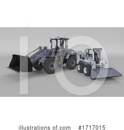 Bulldozer Clipart #1717015 by KJ Pargeter
