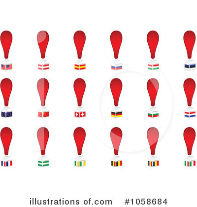Royalty-Free (RF) Exclamation Point Clipart Illustration by Andrei Marincas - Stock Sample #1058684