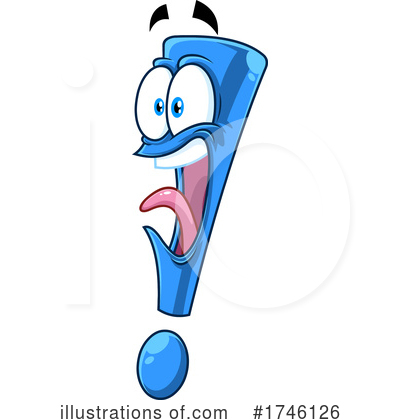 Royalty-Free (RF) Exclamation Point Clipart Illustration by Hit Toon - Stock Sample #1746126