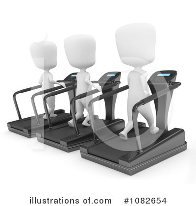 Treadmill Clipart #1082654 by BNP Design Studio