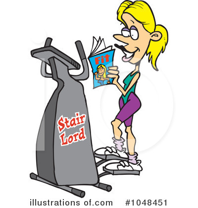Royalty-Free (RF) Exercising Clipart Illustration by toonaday - Stock Sample #1048451