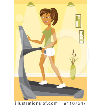 Royalty-Free (RF) Exercising Clipart Illustration by Amanda Kate - Stock Sample #1107547