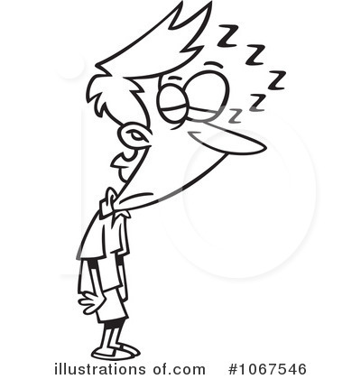 Royalty-Free (RF) Exhausted Clipart Illustration by toonaday - Stock Sample #1067546