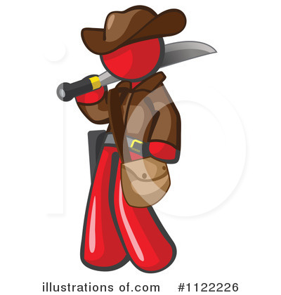 Red Design Mascot Clipart #1122226 by Leo Blanchette