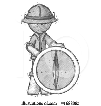 Royalty-Free (RF) Explorer Clipart Illustration by Leo Blanchette - Stock Sample #1688085