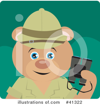 Bear Character Clipart #41322 by Dennis Holmes Designs
