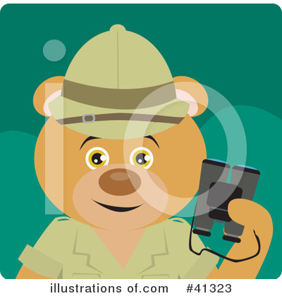 Bear Character Clipart #41323 by Dennis Holmes Designs