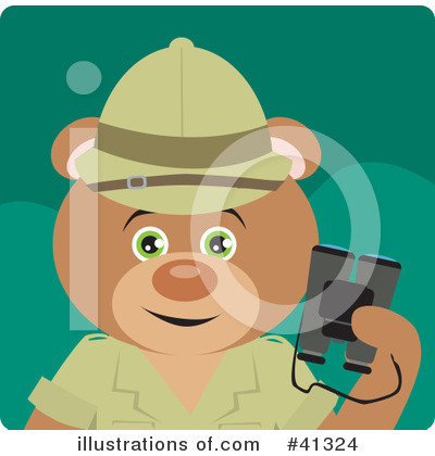 Bear Character Clipart #41324 by Dennis Holmes Designs