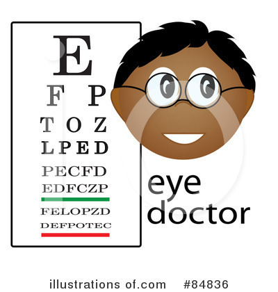 Royalty-Free (RF) Eye Chart Clipart Illustration by Pams Clipart - Stock Sample #84836