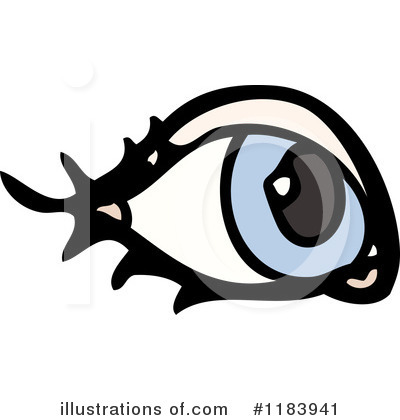 Royalty-Free (RF) Eye Clipart Illustration by lineartestpilot - Stock Sample #1183941