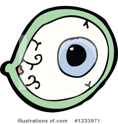Royalty-Free (RF) Eye Clipart Illustration by lineartestpilot - Stock Sample #1233971
