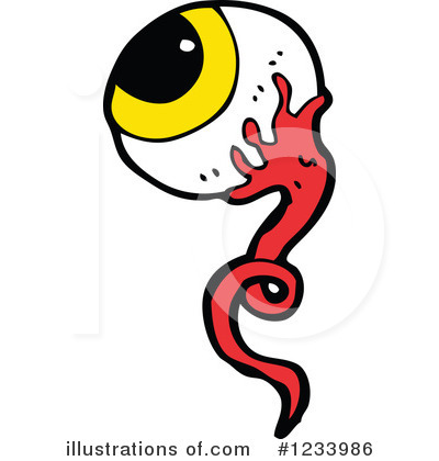 Royalty-Free (RF) Eye Clipart Illustration by lineartestpilot - Stock Sample #1233986
