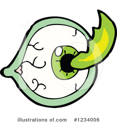 Royalty-Free (RF) Eye Clipart Illustration by lineartestpilot - Stock Sample #1234006