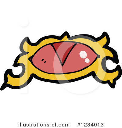 Royalty-Free (RF) Eye Clipart Illustration by lineartestpilot - Stock Sample #1234013