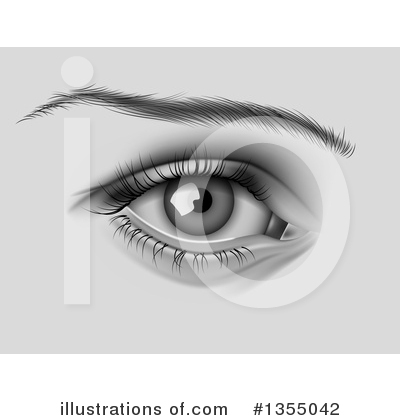 Royalty-Free (RF) Eye Clipart Illustration by vectorace - Stock Sample #1355042