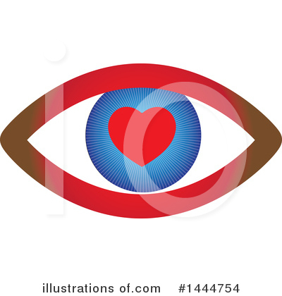 Royalty-Free (RF) Eye Clipart Illustration by ColorMagic - Stock Sample #1444754