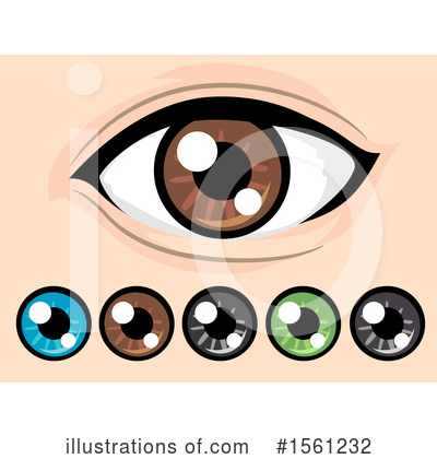 Royalty-Free (RF) Eye Clipart Illustration by BNP Design Studio - Stock Sample #1561232
