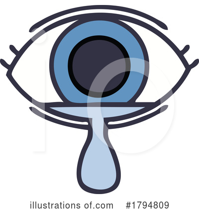 Royalty-Free (RF) Eye Clipart Illustration by lineartestpilot - Stock Sample #1794809