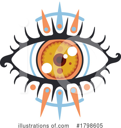 Royalty-Free (RF) Eye Clipart Illustration by Vector Tradition SM - Stock Sample #1798605