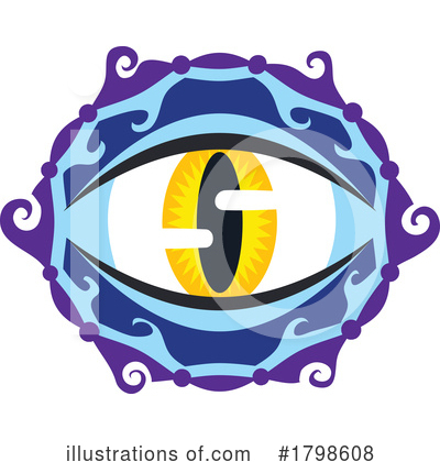 Royalty-Free (RF) Eye Clipart Illustration by Vector Tradition SM - Stock Sample #1798608