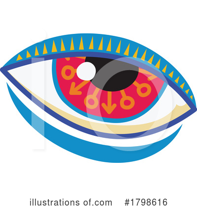 Royalty-Free (RF) Eye Clipart Illustration by Vector Tradition SM - Stock Sample #1798616