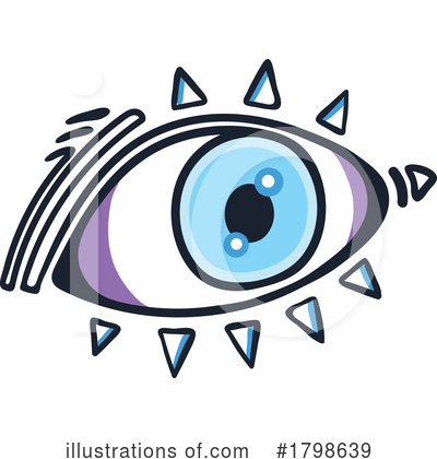 Royalty-Free (RF) Eye Clipart Illustration by Vector Tradition SM - Stock Sample #1798639