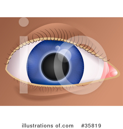 Royalty-Free (RF) Eye Clipart Illustration by Prawny - Stock Sample #35819