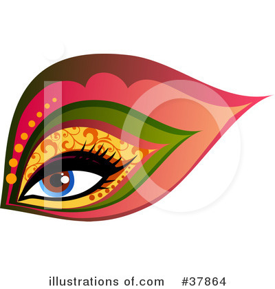 Royalty-Free (RF) Eye Clipart Illustration by OnFocusMedia - Stock Sample #37864