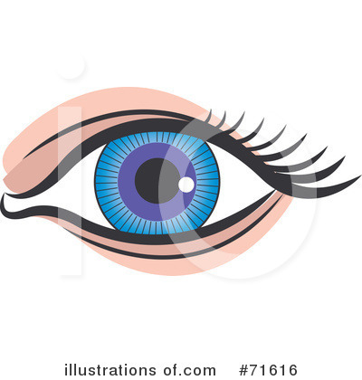 Royalty-Free (RF) Eye Clipart Illustration by Lal Perera - Stock Sample #71616