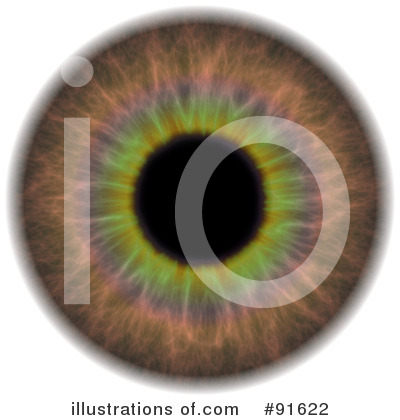 Royalty-Free (RF) Eye Clipart Illustration by Arena Creative - Stock Sample #91622