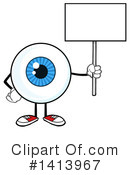 Eyeball Character Clipart #1413967 by Hit Toon