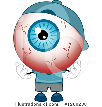 Royalty-Free (RF) Eyeball Clipart Illustration by BNP Design Studio - Stock Sample #1200288