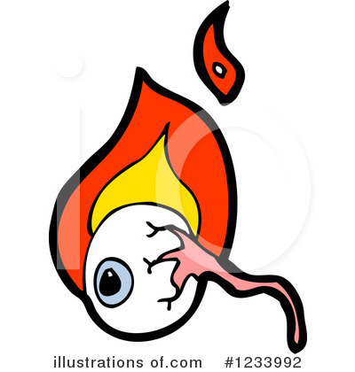 Royalty-Free (RF) Eyeball Clipart Illustration by lineartestpilot - Stock Sample #1233992