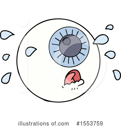 Royalty-Free (RF) Eyeball Clipart Illustration by lineartestpilot - Stock Sample #1553759