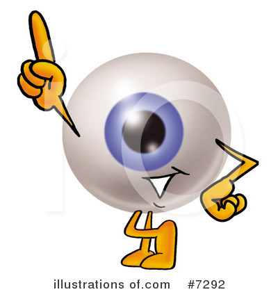 Royalty-Free (RF) Eyeball Clipart Illustration by Mascot Junction - Stock Sample #7292