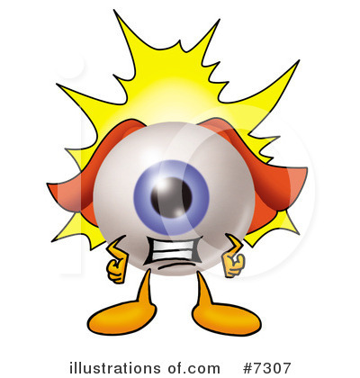 Royalty-Free (RF) Eyeball Clipart Illustration by Mascot Junction - Stock Sample #7307