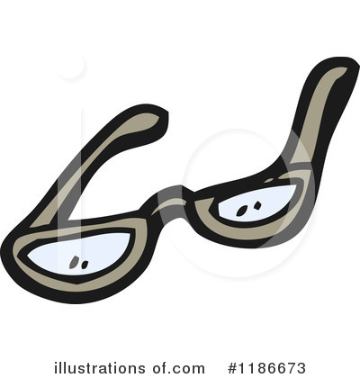 Royalty-Free (RF) Eyeglasses Clipart Illustration by lineartestpilot - Stock Sample #1186673