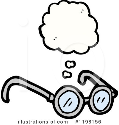 Royalty-Free (RF) Eyeglasses Clipart Illustration by lineartestpilot - Stock Sample #1198156