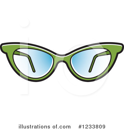Royalty-Free (RF) Eyeglasses Clipart Illustration by Lal Perera - Stock Sample #1233809
