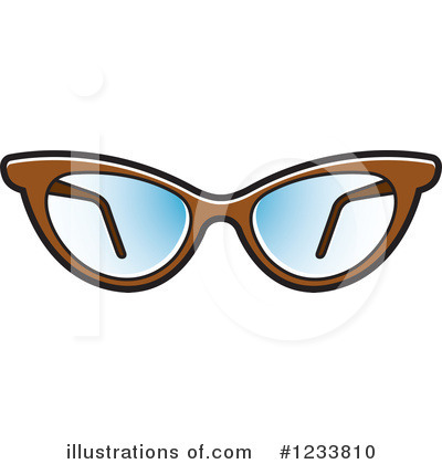 Royalty-Free (RF) Eyeglasses Clipart Illustration by Lal Perera - Stock Sample #1233810